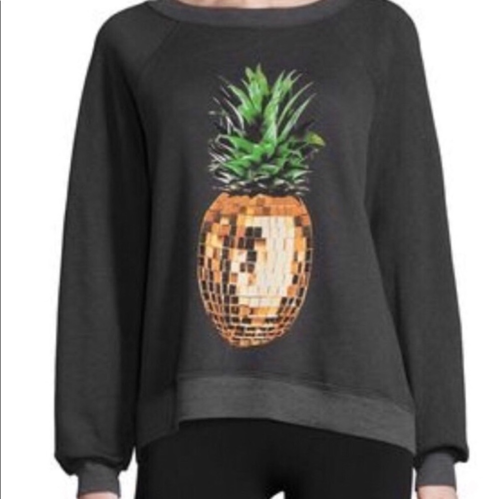 Wildfox Disco Pineapple Sweatshirt